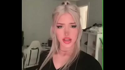 Beautiful Youtuber does the Ahegao face