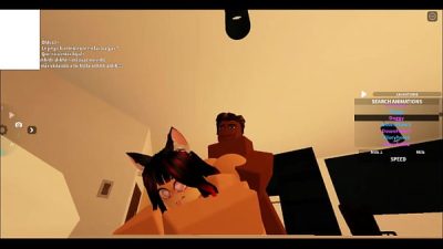 Roblox –  me cojen duro hasta llenarme de semen