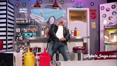 Biker Dick Parked In A Waitress At The Diner – Anna Claire Clouds, Victor Ray